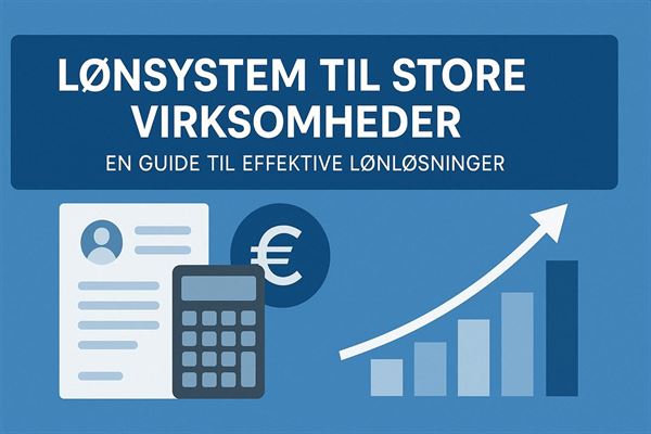 Lønsystem til store virksomheder - en guide til effektive lønløsninger