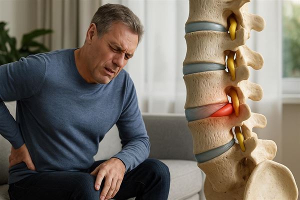 Diskusprolaps - årsager, symptomer og behandlingsmuligheder
